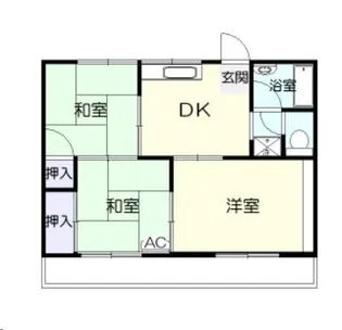 グリーンハウス【1階】の間取り