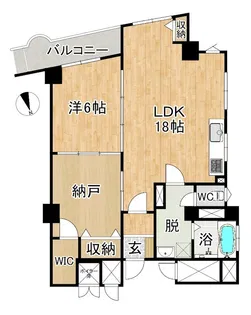 第二中央マンション【4階】の間取り