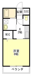 アンジュ津東【2階】の間取り