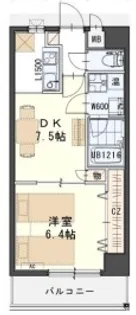 しゃとれ・にぱろく【5階】の間取り
