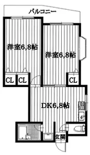 エーデルコート早宮【3階】の間取り