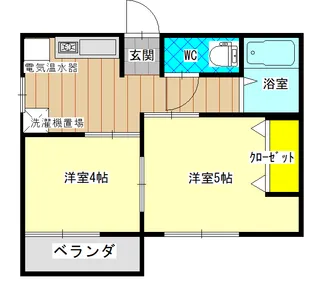 ベルズハイム【2階】の間取り