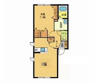 シャーメゾンM’s B【1階】の間取り