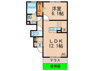 サンステージみのり A棟【2階】の間取り