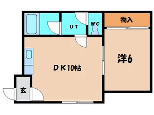 第7タジマハイツ【2階】の間取り