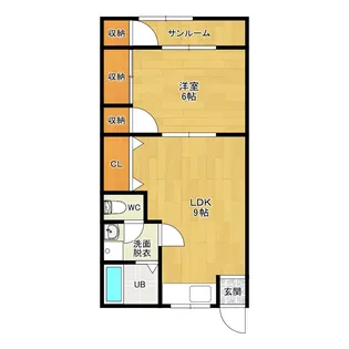 マイネスト吉方【2階】の間取り