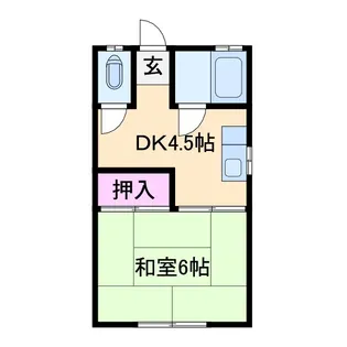 第2戸沢荘【2階】の間取り