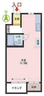 ホワイトシャトレ梅田【1階】の間取り
