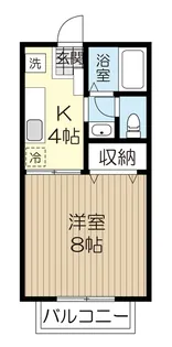 サンライフ東勝山【2階】の間取り