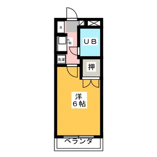 大仁マンションII【1階】の間取り