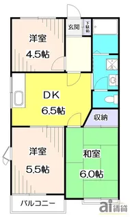 サンエルムII【2階】の間取り