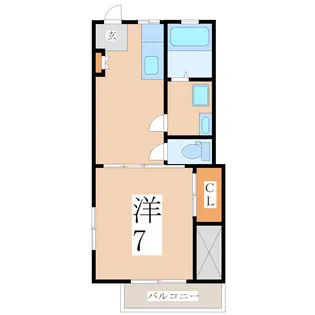 緑ハイツ【2階】の間取り