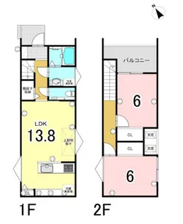 岡山県岡山市北区小山【一戸建】の間取り