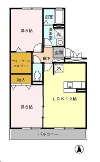 Y’S レジデンス【2階】の間取り