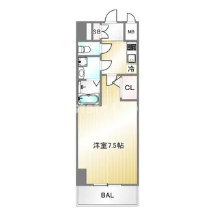 ソルテラスKOBE【8階】の間取り