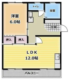 セントポーリアA【3階】の間取り