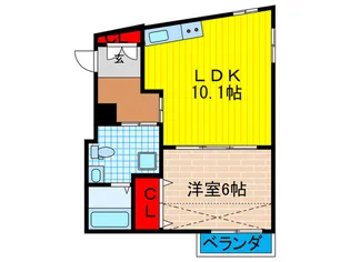 アリーナ大池【2階】の間取り