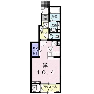 GREEN AGE I【1階】の間取り