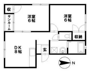 ニューフロイデ・ドルフC棟【1階】の間取り