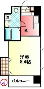 レザンヴェルジェ【6階】の間取り