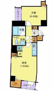 ル・リオン牛込柳町【3階】の間取り