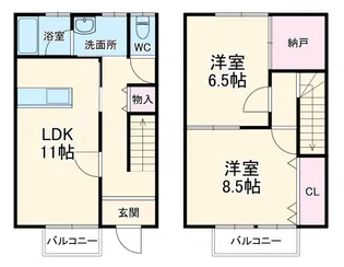 静岡県浜松市中央区早出町【一戸建】の間取り