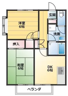 アネックスC【3階】の間取り