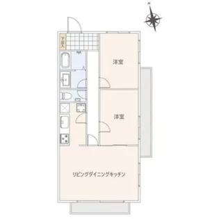 LEREVE中野坂上【1階】の間取り