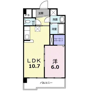 ヴィラコート・ラ・セーヌ【4階】の間取り