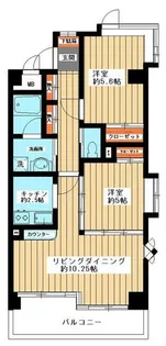 ル・ソルボンヌ【2階】の間取り