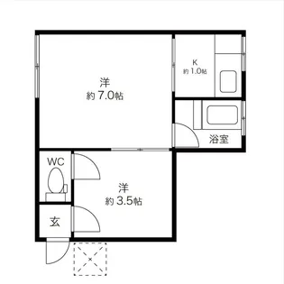 カヤノハウス【1階】の間取り