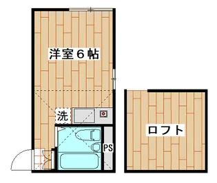 神奈川県横須賀市上町1【アパート】の間取り