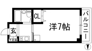 メゾン鼓ヶ滝【3階】の間取り