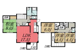千葉県市原市光風台2【一戸建】の間取り