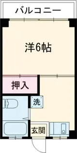 神庭コーポ【3階】の間取り