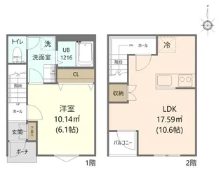 神奈川県横浜市鶴見区栄町通4【一戸建】の間取り
