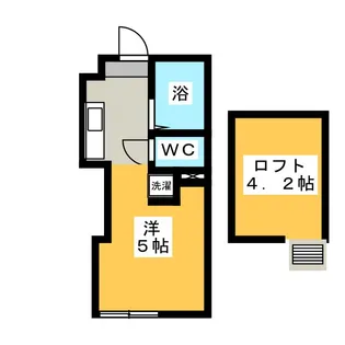 プライムテラスこどもの国【1階】の間取り