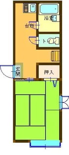 スリーゼ庄内II【2階】の間取り