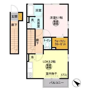 ウィット請西東C【2階】の間取り