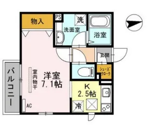 兵庫県尼崎市元浜町2【アパート】の間取り