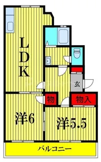 埼玉県さいたま市北区東大成町2【マンション】の間取り
