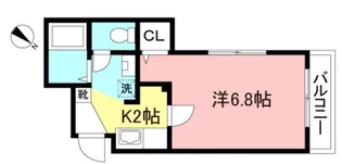 東京都世田谷区松原3【アパート】の間取り