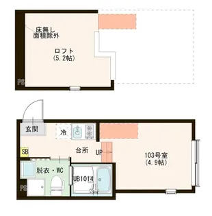 ハーモニーテラス東四つ木VII【1階】の間取り