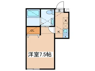 Lunaris Ebina【2階】の間取り