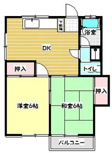 コーポヤマ【1階】の間取り