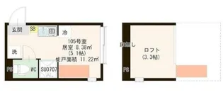 ハーモニーテラス平井IX【1階】の間取り