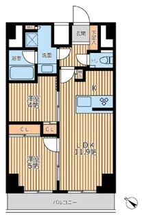 City Lux Yokohama【6階】の間取り