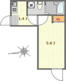 東京都荒川区西尾久8【アパート】の間取り