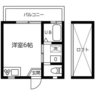 司コーポ【1階】の間取り