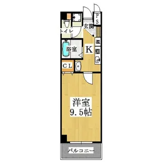 プリヴェ2号館【3階】の間取り